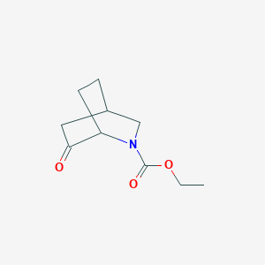 molecular formula C10H15NO3 B15357398 Ethyl 6-oxo-2-azabicyclo[2.2.2]octane-2-carboxylate 