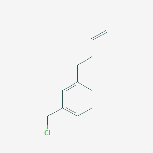 molecular formula C11H13Cl B15357401 1-(But-3-enyl)-3-(chloromethyl)benzene 