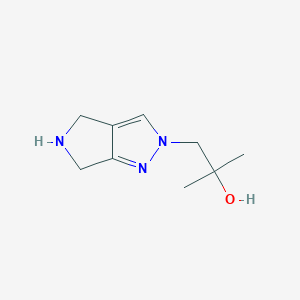 1-(5,6-dihydro-4H-pyrrolo[3,4-c]pyrazol-2-yl)-2-methylpropan-2-ol