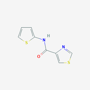 molecular formula C8H6N2OS2 B15357472 N-thiophen-2-yl-1,3-thiazole-4-carboxamide 