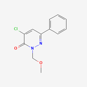 4-Chloro-2-(methoxymethyl)-6-phenylpyridazin-3-one