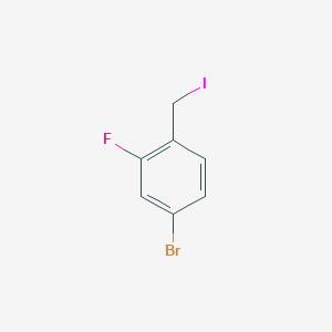 4-Bromo-2-fluoro-1-(iodomethyl)benzene