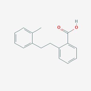 molecular formula C16H16O2 B15357544 2-[2-(2-methylphenyl)ethyl]Benzoic acid 