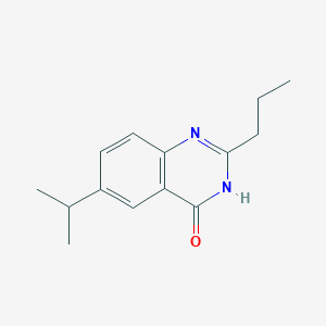 6-propan-2-yl-2-propyl-3H-quinazolin-4-one