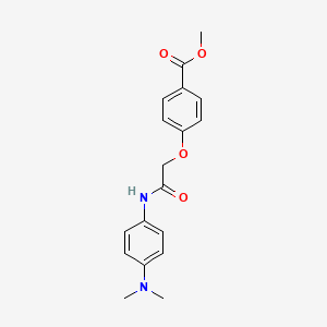 Methyl 4-[2-[4-(dimethylamino)anilino]-2-oxoethoxy]benzoate