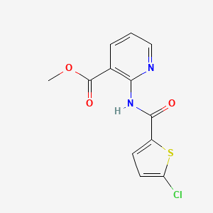 Methyl 2-{[(5-chloro-2-thienyl)carbonyl]amino}nicotinate