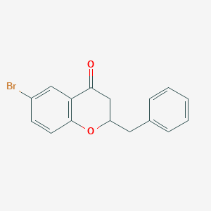 2-Benzyl-6-bromo-2,3-dihydrochromen-4-one