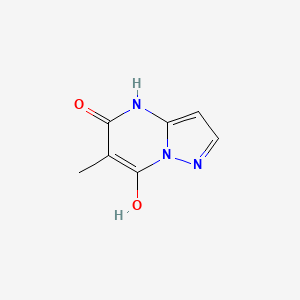 molecular formula C7H7N3O2 B15357642 6-Methylpyrazolo[1,5-a]pyrimidine-5,7-diol CAS No. 57489-71-1