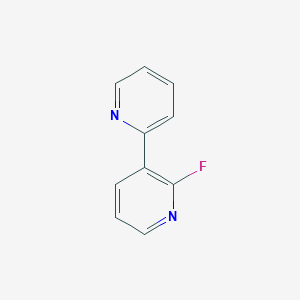 molecular formula C10H7FN2 B15357669 2-Fluoro-3-(pyridin-2-yl)pyridine 