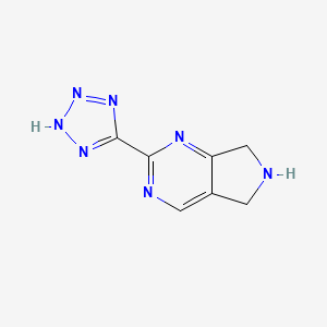 2-(2H-tetrazol-5-yl)-6,7-dihydro-5H-pyrrolo[3,4-d]pyrimidine