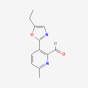 3-(5-Ethyl-1,3-oxazol-2-yl)-6-methyl-2-pyridinecarbaldehyde