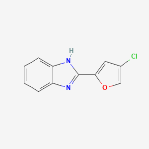 2-(4-chlorofuran-2-yl)-1H-benzimidazole