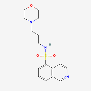 N-(3-morpholin-4-ylpropyl)isoquinoline-5-sulfonamide