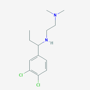 N-[1-(3,4-dichlorophenyl)propyl]-N',N'-dimethylethane-1,2-diamine