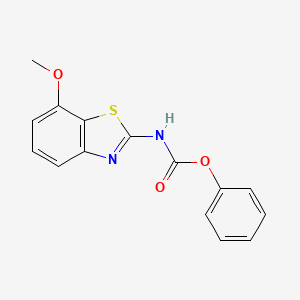 phenyl N-(7-methoxy-1,3-benzothiazol-2-yl)carbamate