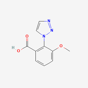 3-Methoxy-2-(triazol-1-yl)benzoic acid