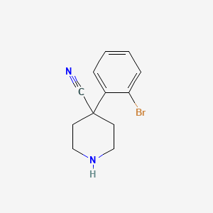 4-(2-Bromophenyl)piperidine-4-carbonitrile