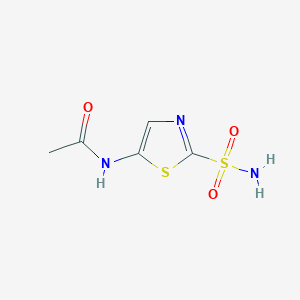 molecular formula C5H7N3O3S2 B15357956 N-(2-sulfamoyl-1,3-thiazol-5-yl)acetamide 