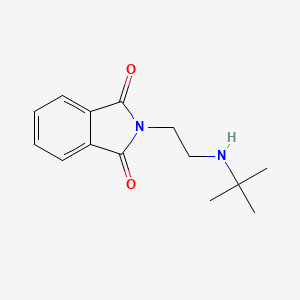 molecular formula C14H18N2O2 B15358004 2-[2-(Tert-butylamino)ethyl]isoindole-1,3-dione 