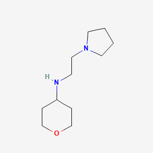 4-(2-Pyrrolidin-1-ylethylamino)tetrahydropyran