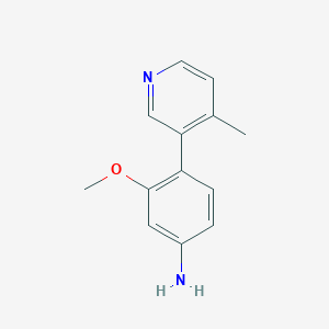 3-Methoxy-4-(4-methylpyridin-3-yl)aniline