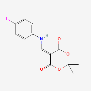 5-[[(4-iodophenyl)amino]methylene]-2,2-dimethyl-1,3-Dioxane-4,6-dione