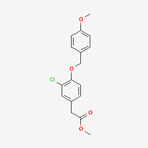 Methyl 2-(3-Chloro-4-(4-methoxybenzyloxy)phenyl)acetate