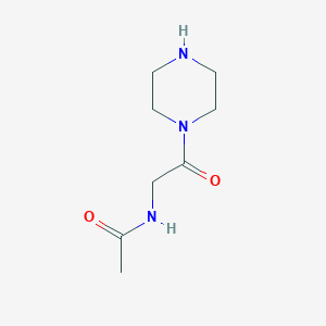 N-(2-oxo-2-piperazin-1-ylethyl)acetamide