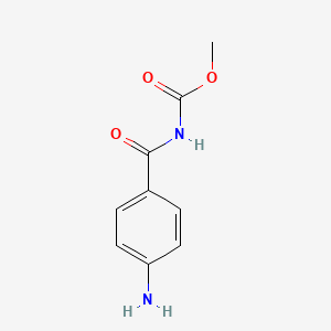 methyl N-(4-aminobenzoyl)carbamate