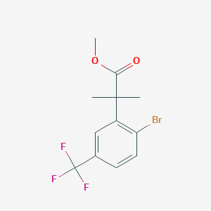 Methyl 2-(2-bromo-5-(trifluoromethyl)phenyl)-2-methylpropanoate