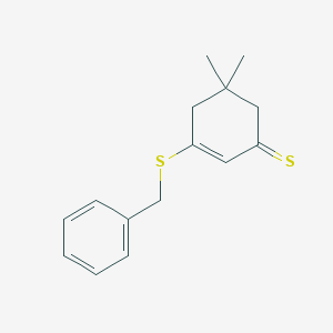 3-Benzylsulfanyl-5,5-dimethylcyclohex-2-ene-1-thione