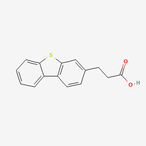 3-Dibenzothiophen-3-ylpropanoic acid