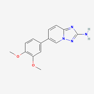 6-(3,4-Dimethoxyphenyl)-[1,2,4]triazolo[1,5-a]pyridin-2-amine