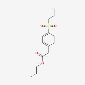 Propyl 2-(4-propylsulfonylphenyl)acetate