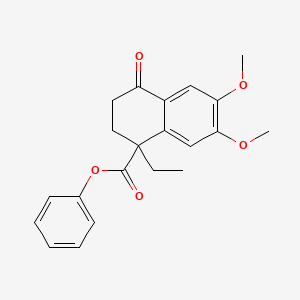 Phenyl 1-ethyl-6,7-dimethoxy-4-oxo-2,3-dihydronaphthalene-1-carboxylate