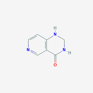 molecular formula C7H7N3O B15358367 2,3-dihydropyrido[4,3-d]pyrimidin-4(1H)-one 