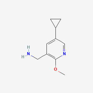 (5-Cyclopropyl-2-methoxypyridin-3-yl)methanamine