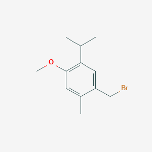 1-(Bromomethyl)-4-methoxy-2-methyl-5-propan-2-ylbenzene