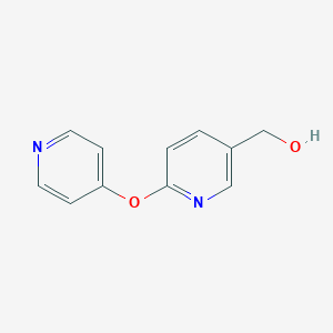 (6-Pyridin-4-yloxypyridin-3-yl)methanol