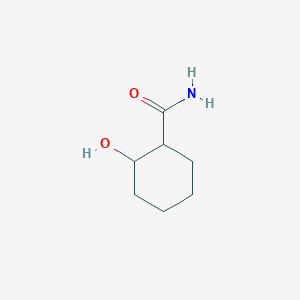 molecular formula C7H13NO2 B15358480 2-Hydroxycyclohexanecarboxamide CAS No. 344250-00-6