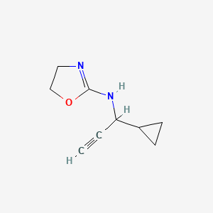 N-(1-cyclopropylprop-2-ynyl)-4,5-dihydro-1,3-oxazol-2-amine