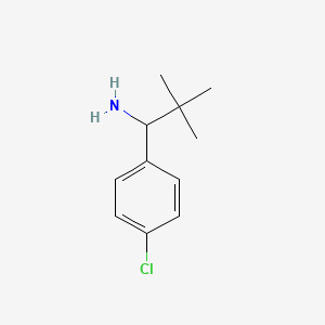 1-(4-Chlorophenyl)-2,2-dimethylpropan-1-amine