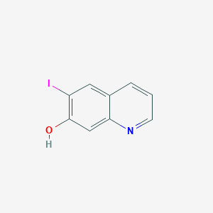 molecular formula C9H6INO B15358498 6-Iodo-7-quinolinol 