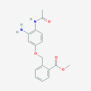 Methyl 2-{[4-(acetylamino)-3-aminophenoxy]methyl}benzoate