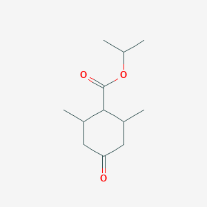 Propan-2-yl 2,6-dimethyl-4-oxocyclohexane-1-carboxylate