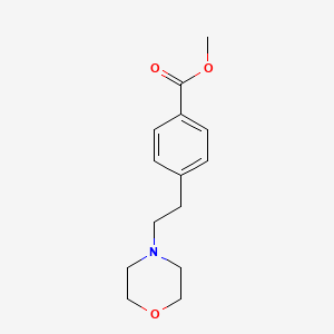 molecular formula C14H19NO3 B15358571 Methyl 4-(2-morpholin-4-ylethyl)benzoate 