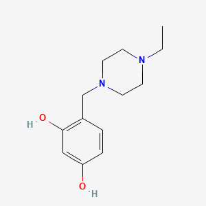 4-[(4-Ethylpiperazin-1-yl)methyl]benzene-1,3-diol