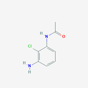 molecular formula C8H9ClN2O B15358667 n-(3-Amino-2-chlorophenyl)acetamide CAS No. 32114-61-7