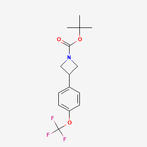 Tert-butyl 3-(4-(trifluoromethoxy)phenyl)azetidine-1-carboxylate