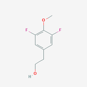 molecular formula C9H10F2O2 B15358750 2-(3,5-Difluoro-4-methoxyphenyl)ethan-1-ol 